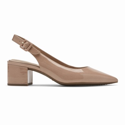 Rockport Total Motion Noelle Slingback Heels Damen Beige RJW-503294